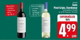Edeka Zonin Pinot Grigio, Chardonnay Angebot