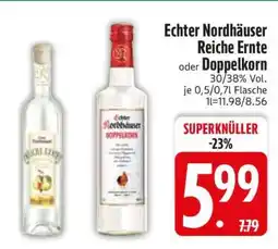 Edeka Echter Nordhäuser Reiche Ernte oder Doppelkorn Angebot