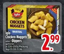 Edeka iglo Chicken-Nuggets oder -Dippers Angebot