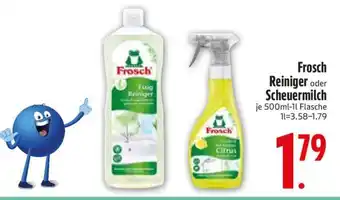 Edeka Frosch Reiniger oder Scheuermilch Angebot