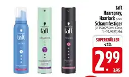 Edeka taft Haarspray, Haarlack oder Schaumfestiger Angebot