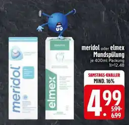 Edeka meridol oder elmex Mundspülung Angebot