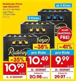Netto Marken-Discount RADEBERGER Pilsner oder Alkoholfrei Angebot