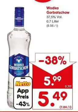 Netto Marken-Discount Wodka Gorbatschow Angebot