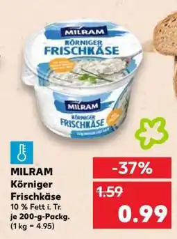 Kaufland Milram Körniger Frischkäse Angebot