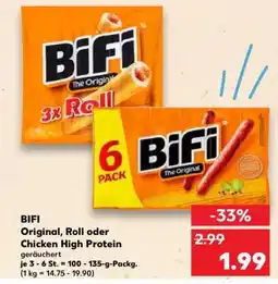 Kaufland BIFI Original, Roll oder Chicken High Protein Angebot
