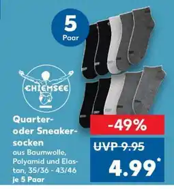 Kaufland Quarter- oder Sneakersocken Angebot