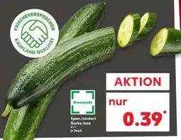 Kaufland Span./niederl. Gurke, lose Kl. I je Stück Angebot