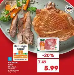 Kaufland K-PURLAND Puten- Oberkeule Angebot