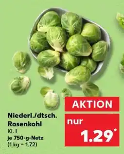 Kaufland Niederl./dtsch. Rosenkohl Angebot