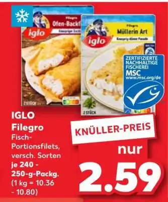 Kaufland IGLO Filegro Angebot