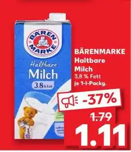Kaufland BÄRENMARKE Haltbare Milch Angebot