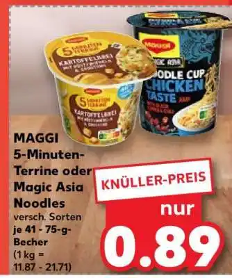 Kaufland Maggi 5 Minuten Terrine oder Magic Asia Noodles Angebot