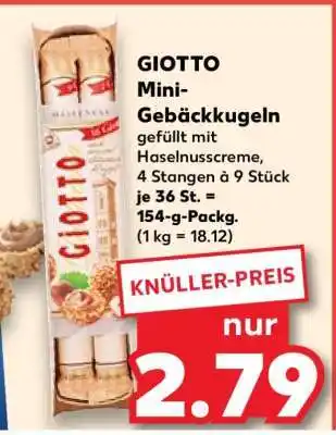 Kaufland GIOTTO Mini-Gebäckkugeln Angebot