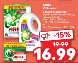 Kaufland ARIEL Voll- oder Colorwaschmittel Angebot