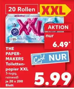 Kaufland THE PAPER-MAKERS Toilettenpapier XXL Angebot