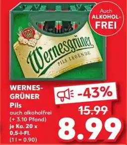 Kaufland WERNESGRÜNER Pils Angebot