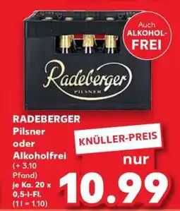Kaufland RADEBERGER Pilsner oder Alkoholfrei Angebot