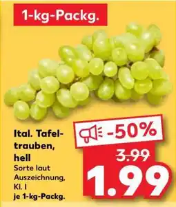 Kaufland Ital. Tafeltrauben, hell Angebot