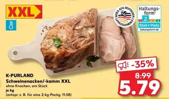 Kaufland K-PURLAND Schweinenacken/-kamm XXL Angebot