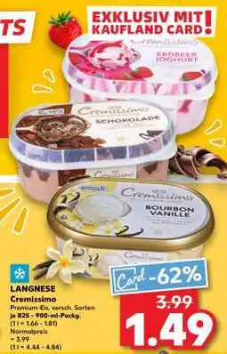 Kaufland LANGNESE Cremissimo Angebot