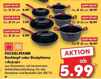 Kaufland FACKELMANN Kochtopf oder Bratpfanne Astral Angebot