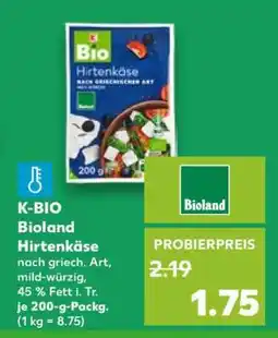 Kaufland K-BIO Bioland Hirtenkäse Angebot