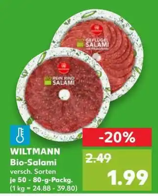 Kaufland Wiltmann Bio Salami Angebot