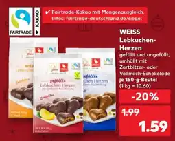 Kaufland WEISS Lebkuchen-Herzen Angebot