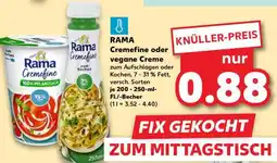 Kaufland RAMA Cremefine oder vegane Creme Angebot
