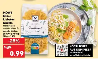 Kaufland MÖWE Meine Liebsten Nudeln Angebot