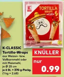 Kaufland K-CLASSIC Tortilla-Wraps Angebot
