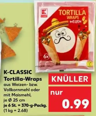 Kaufland K-CLASSIC Tortilla-Wraps Angebot