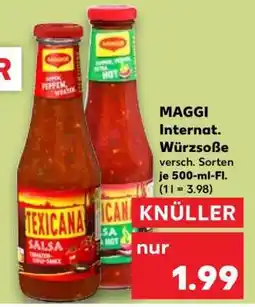 Kaufland MAGGI Internat. Würzsoße Angebot