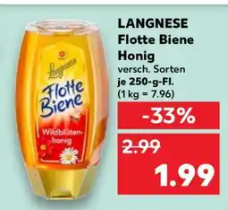 Kaufland Langnese Flotte Biene Honig Angebot