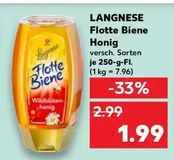 Kaufland Langnese Flotte Biene Honig Angebot