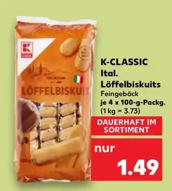 Kaufland K-CLASSIC Ital. Löffelbiskuits Angebot