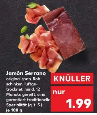 Kaufland Jamón Serrano Angebot