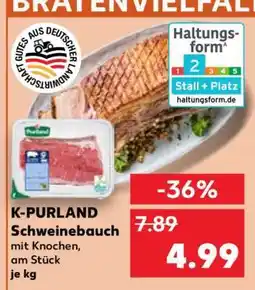 Kaufland K-PURLAND Schweinebauch Angebot