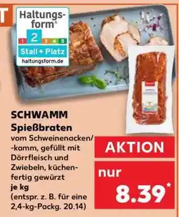 Kaufland SCHWAMM Spießbraten Angebot