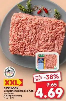Kaufland Schweinehackfleisch XXL Angebot