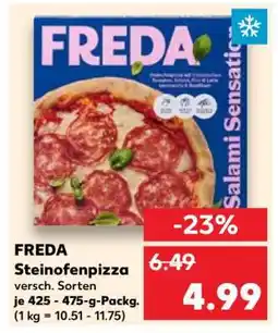 Kaufland FREDA Steinofenpizza Angebot
