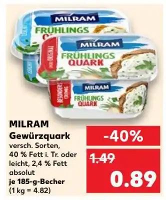 Kaufland Milram Gewürzquark Angebot