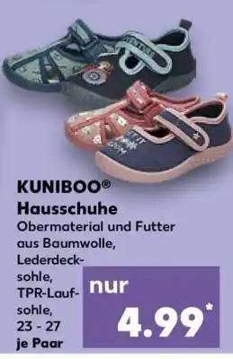 Kaufland KUNIBOO Hausschuhe Angebot