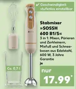 Kaufland Stabmixer SOSSH 600 B1/S Angebot