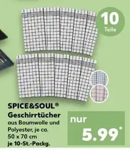 Kaufland SPICE&SOUL Geschirrtücher Angebot