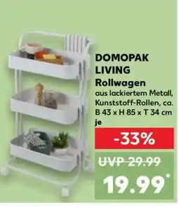 Kaufland DOMOPAK LIVING Rollwagen Angebot
