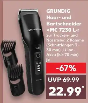 Kaufland GRUNDIG Haar- und Bartschneider MC 7230 L Angebot
