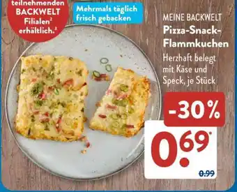 Aldi Süd Pizza-Snack-Flammkuchen Angebot