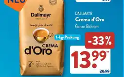 Aldi Süd Dallmayr Crema d'Oro ganze Bohnen Angebot